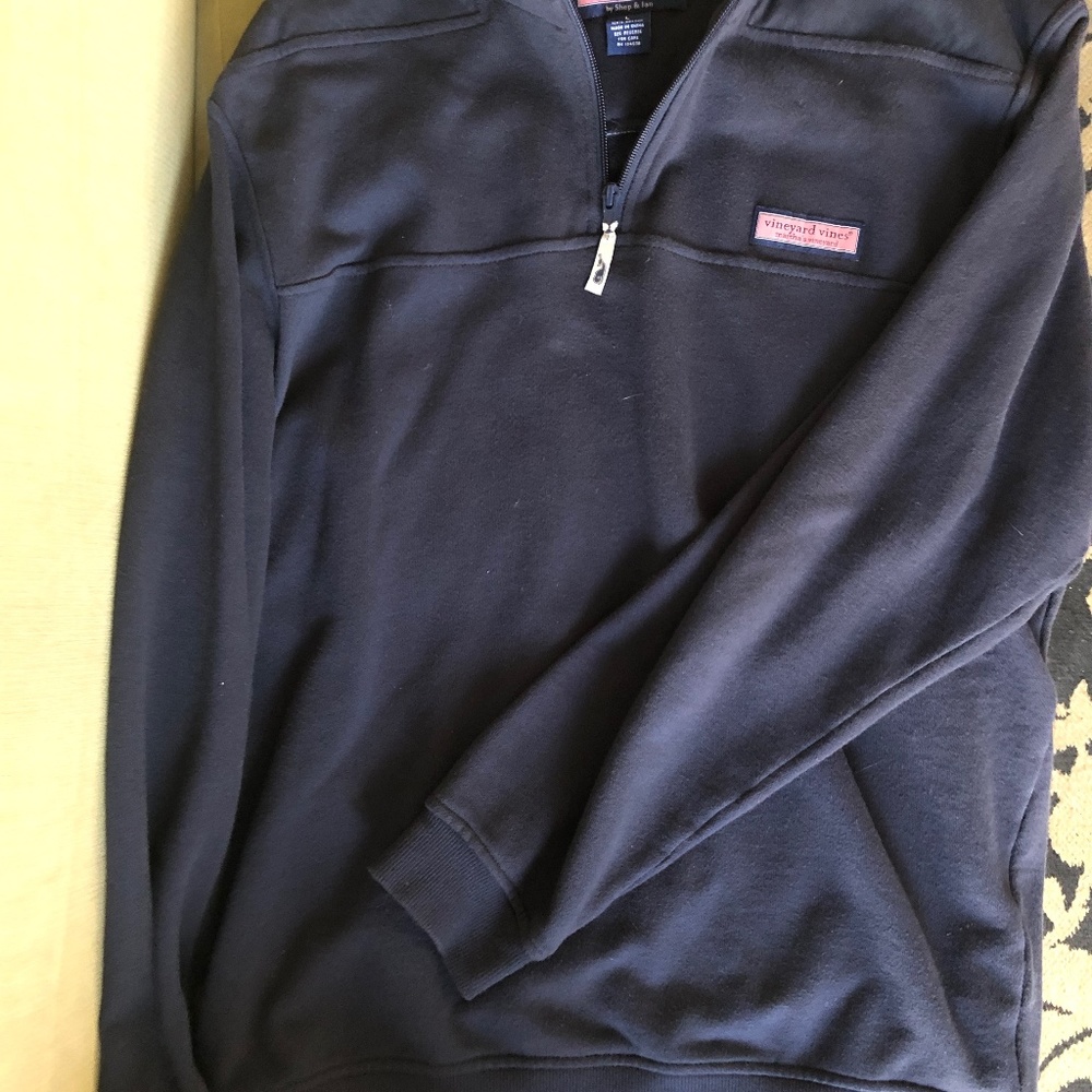 Vineyard Vines Men's Navy Shep Pullover